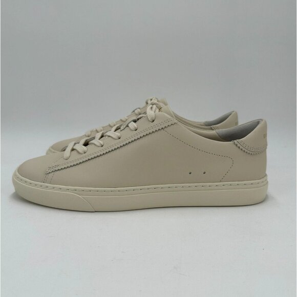 Everlane The Day Sneaker in Parchment Leather 8.5 Women's Lace-up Shoes Casual - Picture 1 of 5
